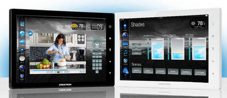 Crestron TSW-1050 Touch Screen Delivers Stunning Graphics and a Beautiful Tablet-Size Design