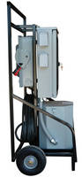Cart-Mounted Power Distribution Panel has NEMA 4/12 housing.