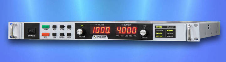 Programmable DC Power Supply offers application versatility.