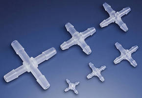 Cross Connectors suit biomedical and bioprocess applications.