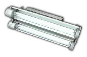 Explosion Proof Fluorescent Light features 4 lamps.