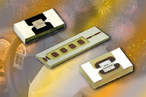 Ignitor Chip Resistor features firing energy down to 1.5 mJ.