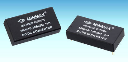 Medical-Grade DC/DC Converters offer single/dual outputs.