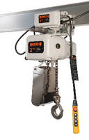 Electric Chain Hoists feature food-grade design.