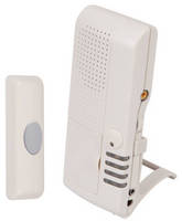 Doorbell with Voice Receiver indicates where customer is waiting.