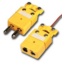 Thermocouple Connectors offer quick connect wire terminations.