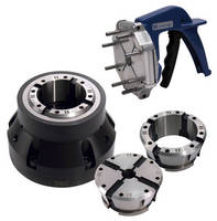 Quick-Change Collet System offers substitute for 3-jaw chucks.