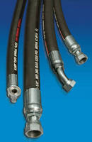 Flexible Hydraulic Hose accommodates pressures to 6,235 psi.