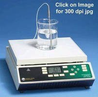 Stirring Hot Plate offers 10-program memory, temperature ramping.