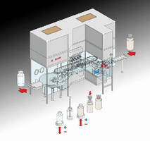 Vial Filling and Closing Machine processes 400 vials/min.