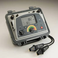 Digital Low Resistance Ohmmeters from Megger Test Resistance Up to 10 A