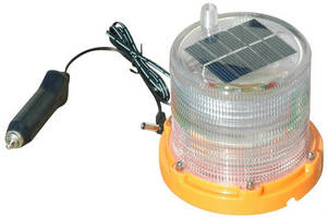 Solar-Powered LED Beacon is capable of 24/7 operation.
