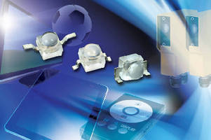 Infrared Emitting Diodes offer wide-dome lenses.