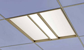 LED Downlight has 4 in. deep, recessed grid-ceiling design.