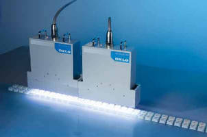 LED Curing Lamps come in area and spot models.
