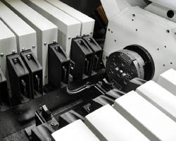 Camshaft Inspection Gauge processes 200 parts per hour.