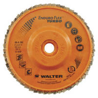 Flap Discs are designed for metal finishing applications.