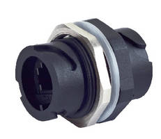Locking Connectors suit industrial Ethernet applications.