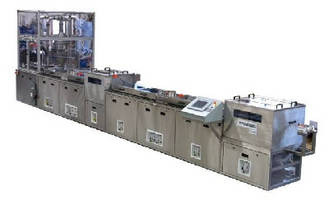 Ultrasonic Cleaning Systems handle 600-1,800 parts per hour.