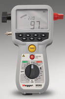 Handheld Micro-Ohmmeter delivers up to 240 A of current.