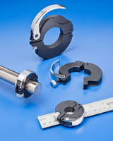 Lever Actuated Shaft Collars can be moved without tools.