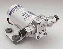 Gear Pumps transfer water to 2.6 gpm and oil to 52.9 gph.