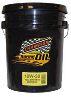 Full Synthetic Racing Motor Oil seals out rust, resists foaming.