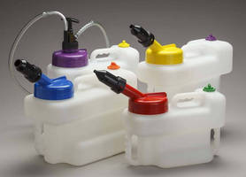 Oil Containers offer spill-free filling/dispensing.