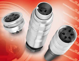 M16 Connectors are available with crimp termination.
