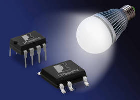 LED Driver ICs work with non-dimmable GU10 bulbs.