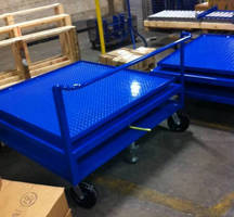 Custom Carousel Cart offers versatile alternative to fork trucks.