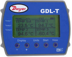 Datalogger graphically displays 4 temperatures and more.