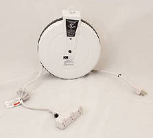 White Power Cord Reel suits retail and teaching environments.