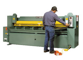 Hydraulic Shear handles material up to 1/4 in.