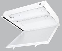 LED Troffer replaces T8 fluorescent tubes.