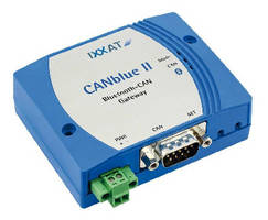 Bridge/Gateway/PC Interface transmits CAN data via Bluetooth.