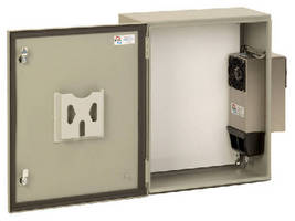 Electronic Enclosures use drip pans to eliminate condensate.