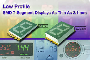 SMD LED Displays feature low profiles down to 2.1 mm.