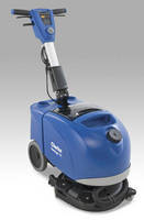 Floor Scrubber offers true forward and reverse water pickup.