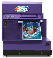 Color Inkjet Printer produces wide labels.