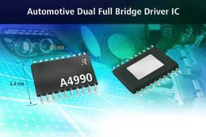 Dual Full Bridge Driver IC targets automotive, industrial markets.
