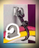 Cable Tie-Hooks stay securely fixed in place where installed.