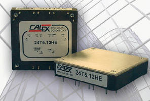 DC/DC Converters provide 3 regulated outputs.