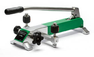 Calibration Pumps include low- and high-pressure models.