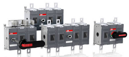 Modular 2-Pole Disconnect Switches achieve 1,000 Vdc rating.