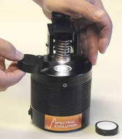 Benchtop Reflectance Probe has powder sample holder, compactor.