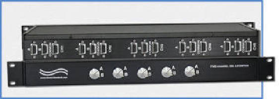 DB9 A/B Network Switch features 5 channels.