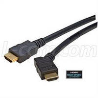 HDMI Cable Assemblies feature 45° angle connectors.