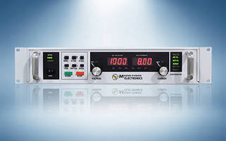 DC Power Supplies offer up to 10 kV at 2-8 kW.