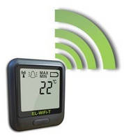 Temperature Data Loggers transmit wirelessly to PC.